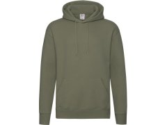 Fruit of the Loom Premium Hooded Sweat Pánská mikina s kapucí 16.2152 classic olive
