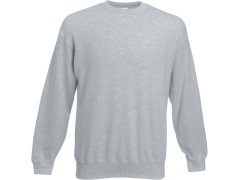 Fruit of the Loom Premium Set-In Sweat Pánská mikina 16.2154 heather grey