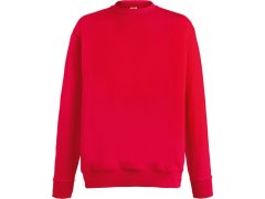 Fruit of the Loom Lightweight Set-In Sweat Pánská mikina 16.2156 red