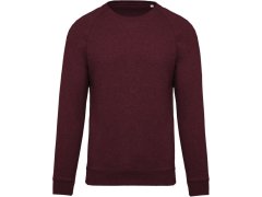 Kariban K 480 Pánská raglánová mikina z bio bavlny 20.K480 wine heather