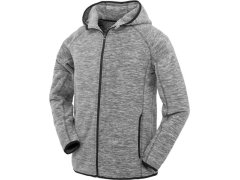 Spiro S 245M Pánská mikrofleecová mikina s kapucí 29.245M grey/black