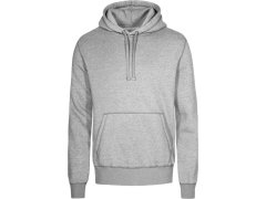 Promodoro 1680 Pánská mikina s kapucí "X.O" 40.1680 heather grey