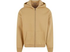Build your Brand BY 285 Pánská mikina s kapucí z těžké bavlny "Fluffy" 56.0285 union beige