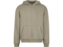 Build your Brand BY 285 Pánská mikina s kapucí z těžké bavlny "Fluffy" 56.0285 pale olive