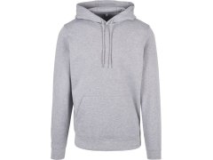 Build your Brand BB 001 Pánská mikina s kapucí 56.B001 heather grey