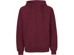 Neutral O 63301 Pánská mikina s kapucí z bio bavlny 77.6331 bordeaux