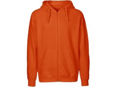 Neutral O 63301 Pánská mikina s kapucí z bio bavlny 77.6331 orange