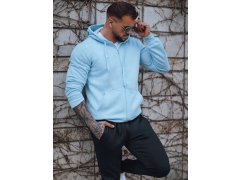 Pánská mikina s kapucí Sky Blue Dstreet BX4246z