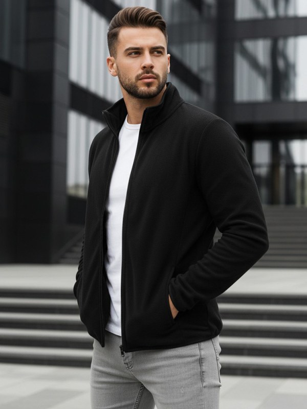 Pánská mikina BX4771 černá - FashionStreet