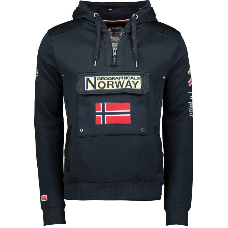 Pánská mikina Gymclass Db 054 M WW2489H/GN tm. modrá - Geographical Norway - Pánské oblečení mikiny