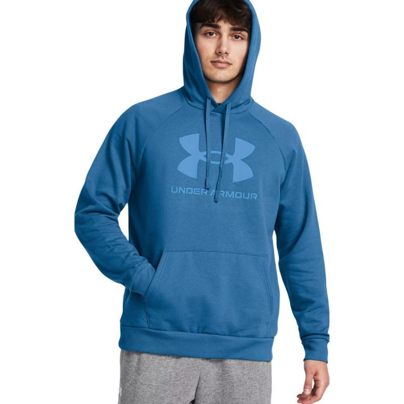 Pánská mikina Under Armour Rival Fleece Logo HD, modrá, 1379758, 406 M