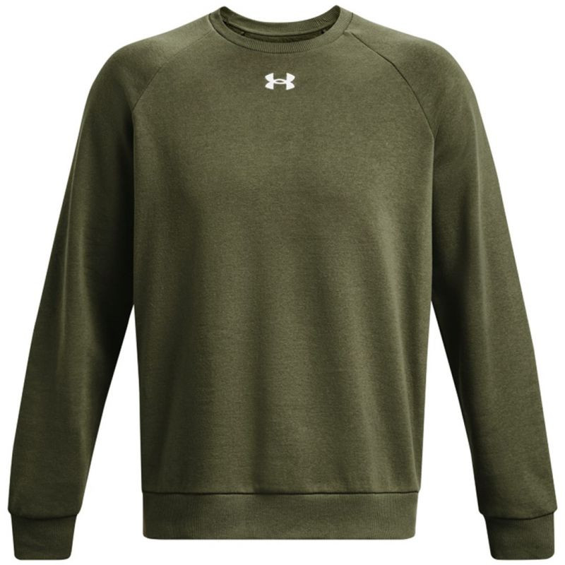 Pánská mikina Under Armour Rival Fleece Crew, khaki, 1379755, 390