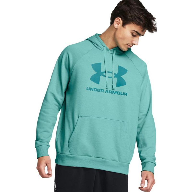 Pánská mikina Under Armour Rival Fleece Logo HD, námořnická modrá, 1379758, 482 M