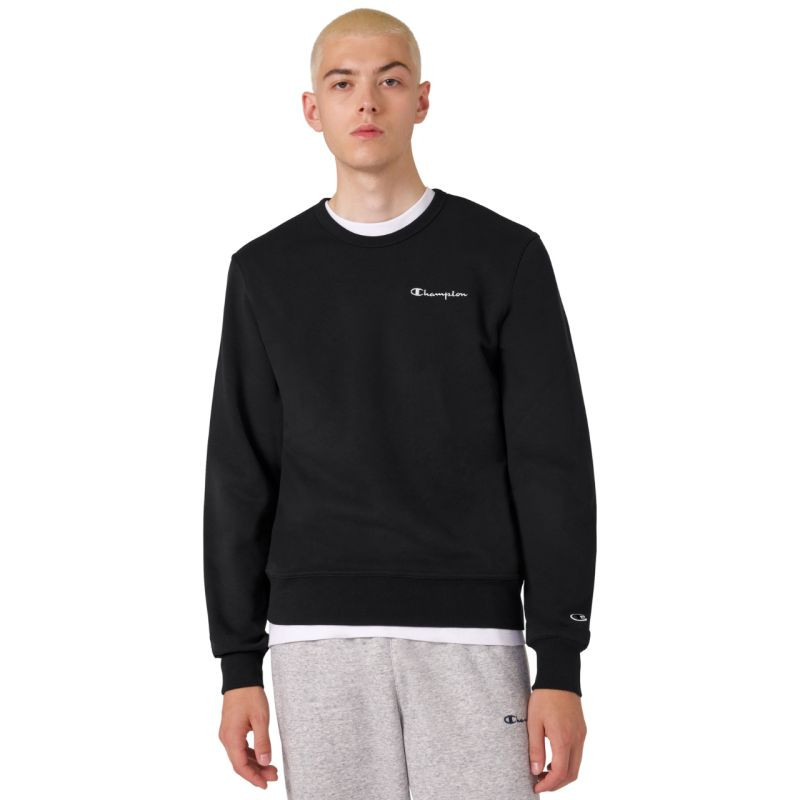 Pánská mikina Champion Crewneck Sweatshirt, černá, 221792 KK001, pánská - Pánské oblečení mikiny