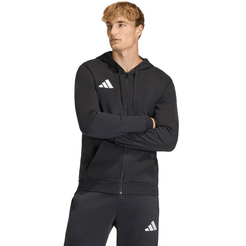 Pánská mikina adidas Entrada 26 FZ Hoody černá KF5945 pánská