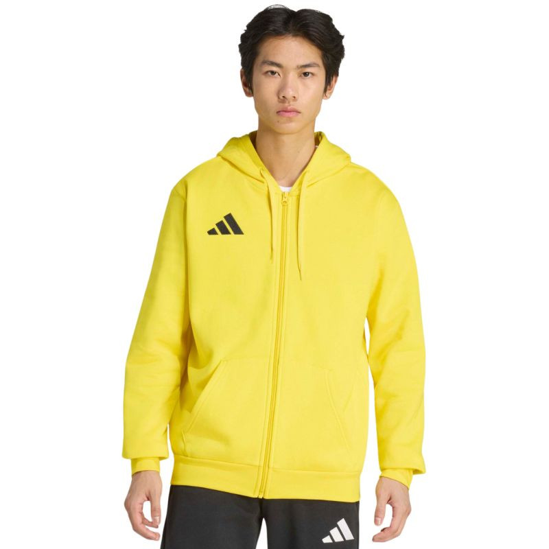Pánská mikina adidas Entrada 26 Full Zip Hoody žlutá KF8964 pánská