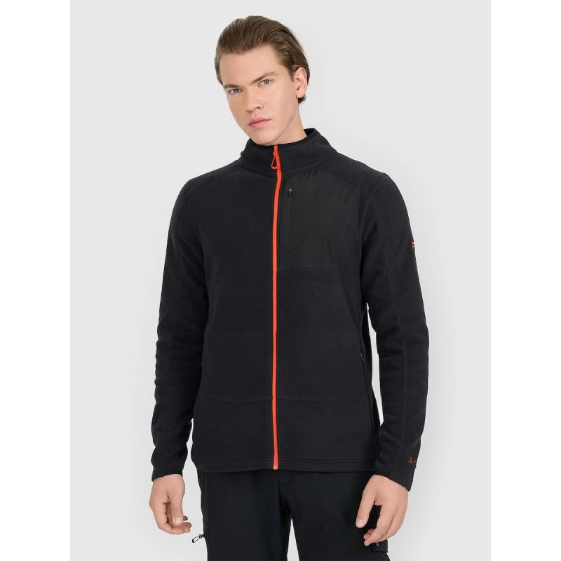Polartec regular pánský fleece 4F 4FWAW25TFLEM333-020S - Pánské oblečení mikiny