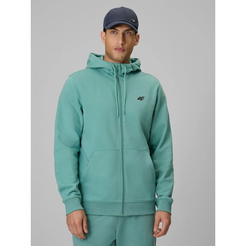 Pánská mikina 4F 4FRSS26TSWSM3106-30S na zip s&nbsp;kapucí - Pánské oblečení mikiny