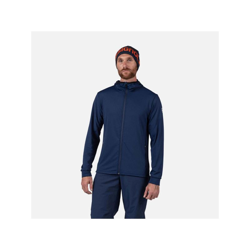 Pánská mikina ROSSIGNOL Mid Layer Thin, tmavě modrá