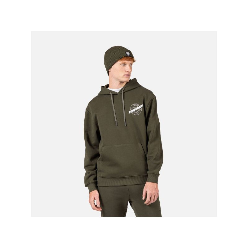 Pánská mikina ROSSIGNOL WATERFALL H RELAX SWEATSHIRT, zelená