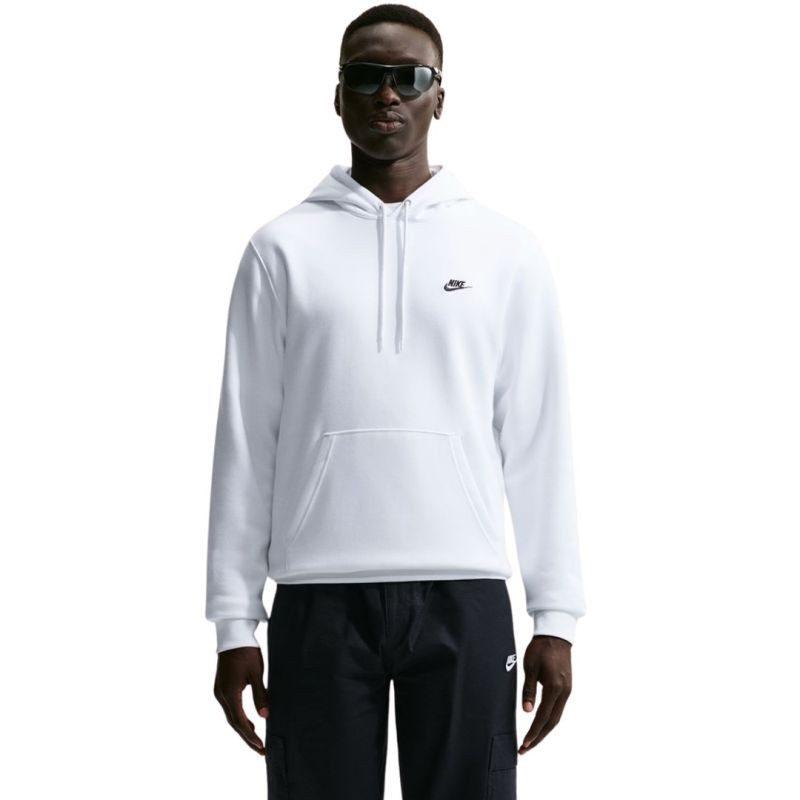 Pánská mikina Nike Club BB, bílá, FN3859, velikost 100 XL