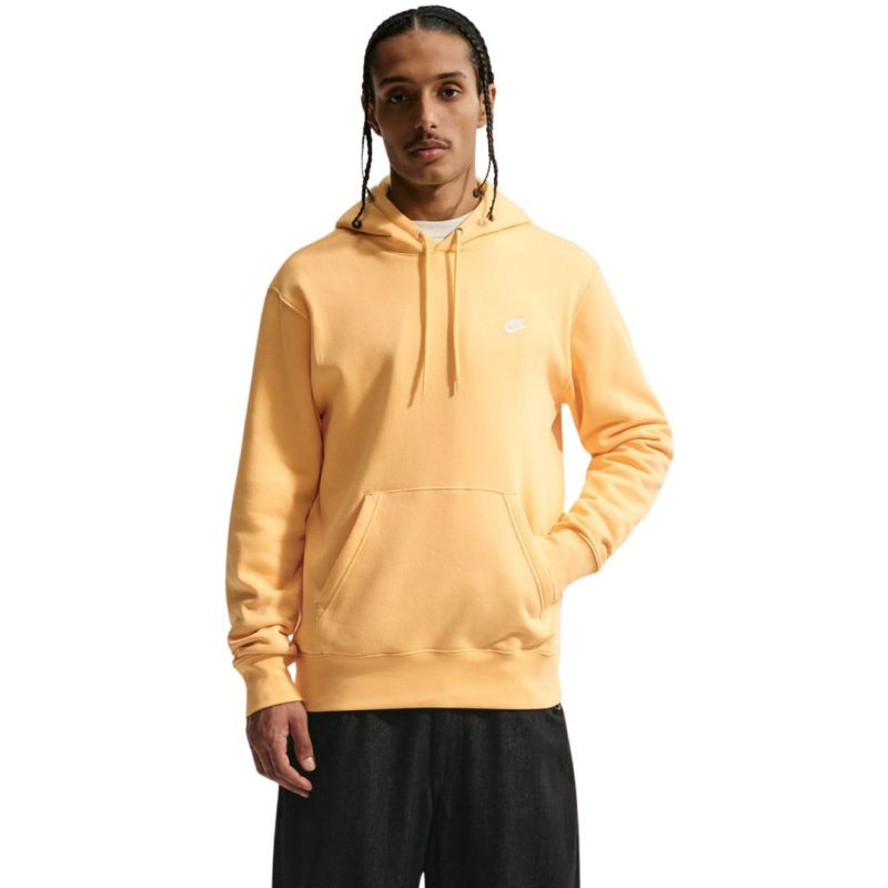 Pánská mikina Nike Club BB, zlatá, FN3859, 795 L - Pánské oblečení mikiny