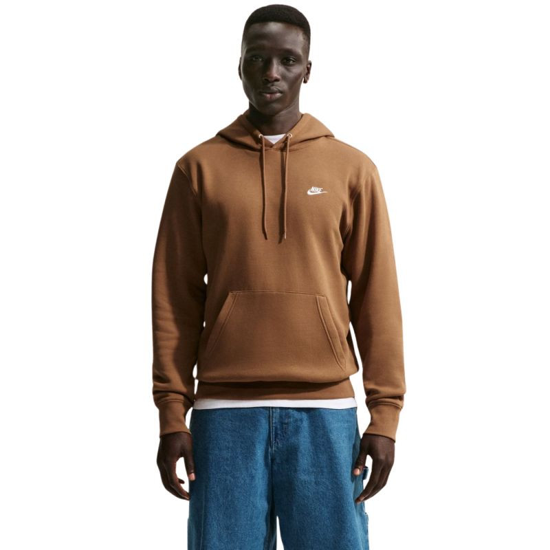 Pánská mikina Nike Club BB hnědá FN3859 270