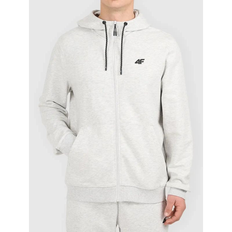 Mikina rozepínací s&nbsp;kapucí pánská 4F 4FWMM00TSWSM2550-27M - Pánské oblečení mikiny