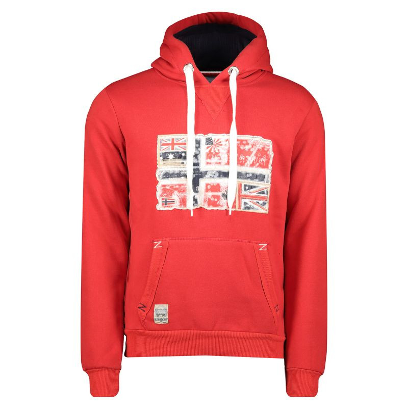 Pánská mikina Geographical Norway GPEPE 2 MEN 100 EO BS2 (WT1874H/GN-RED)