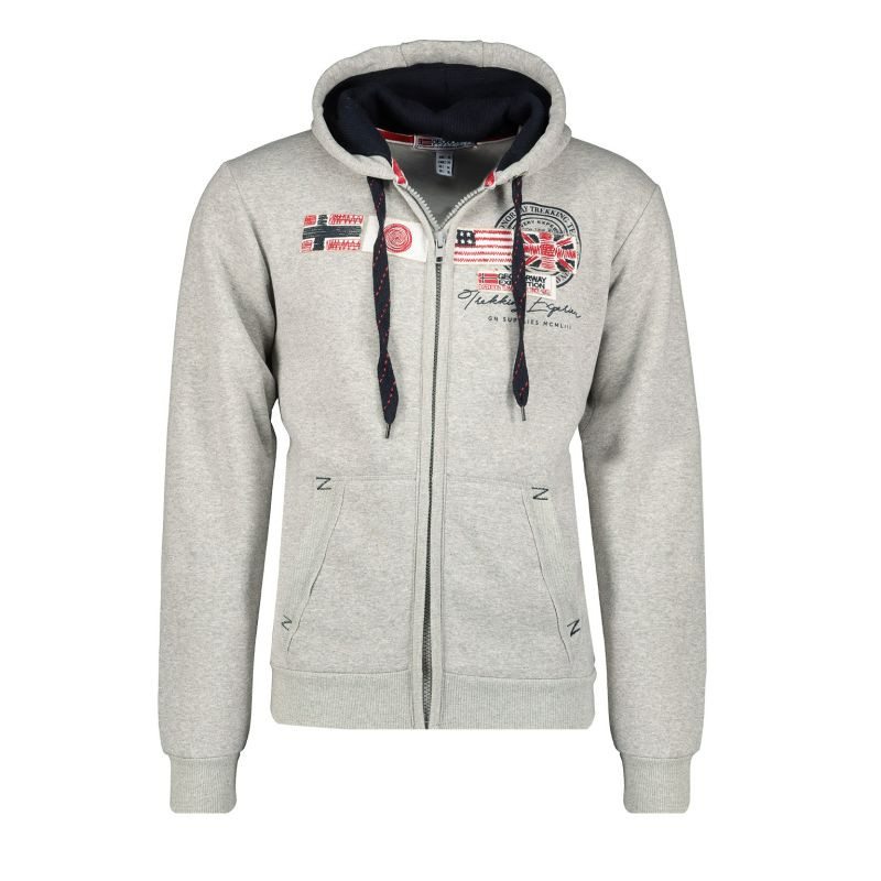 Pánská mikina Geographical Norway GORMA MEN 100 EO +BS (WT1880H/GN-BLENDED GREY)