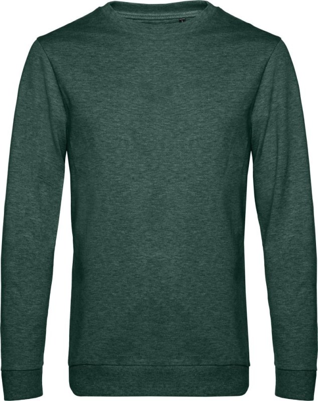 B&C #Set In Pánská mikina 01.U01W heather dark green