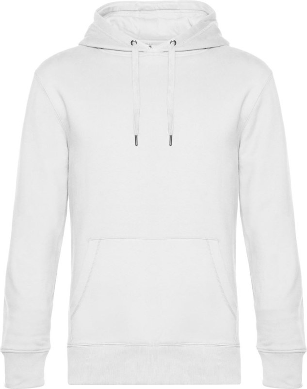 B&C KING Hooded_° Pánská mikina s&nbsp;kapucí 01.U02K white - Pánské oblečení mikiny