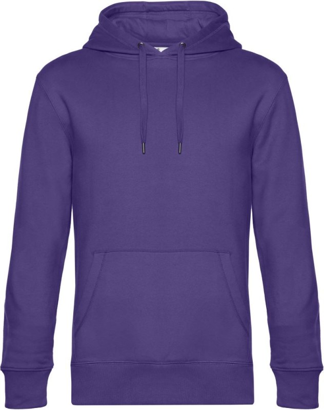 B&C KING Hooded_° Pánská mikina s kapucí 01.U02K radiant purple