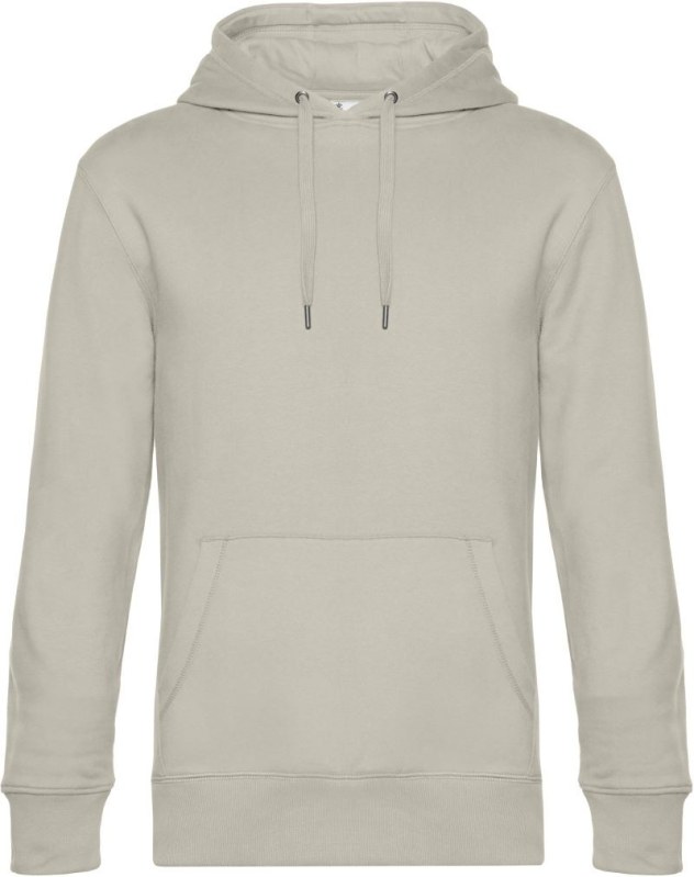 B&C KING Hooded_° Pánská mikina s kapucí 01.U02K grey fog