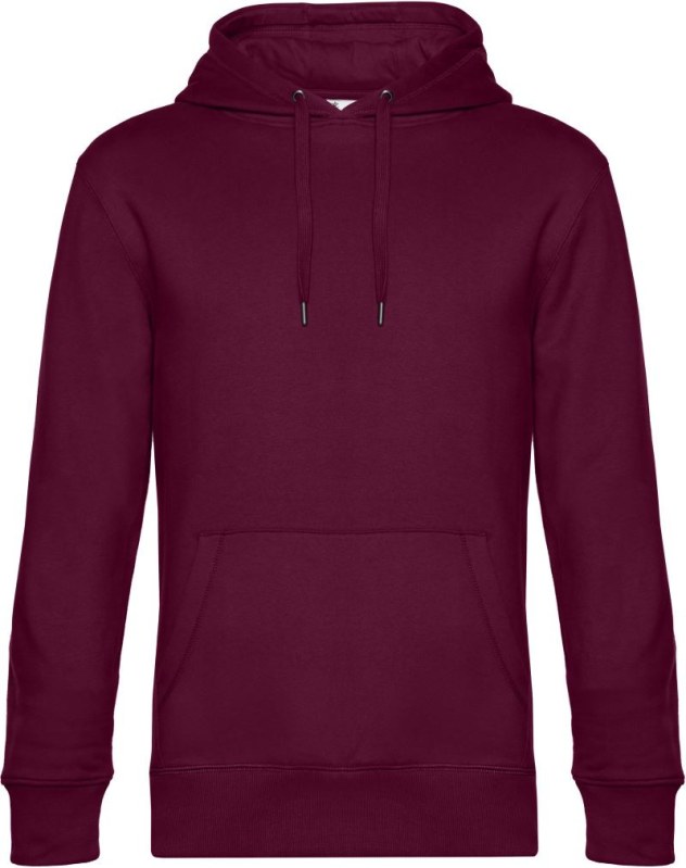 B&C KING Hooded_° Pánská mikina s kapucí 01.U02K dark cherry