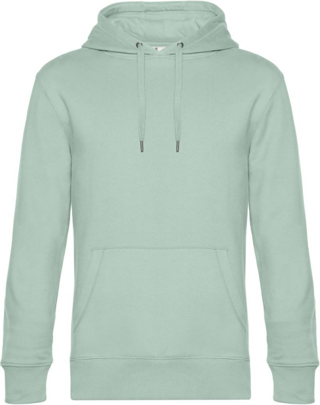 B&C KING Hooded_° Pánská mikina s kapucí 01.U02K aqua green
