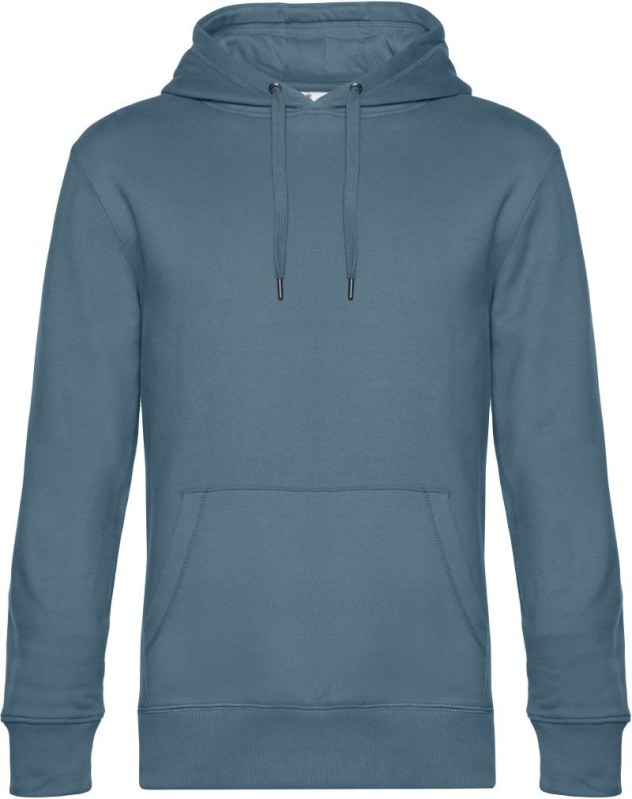 B&C KING Hooded_° Pánská mikina s kapucí 01.U02K nordic blue