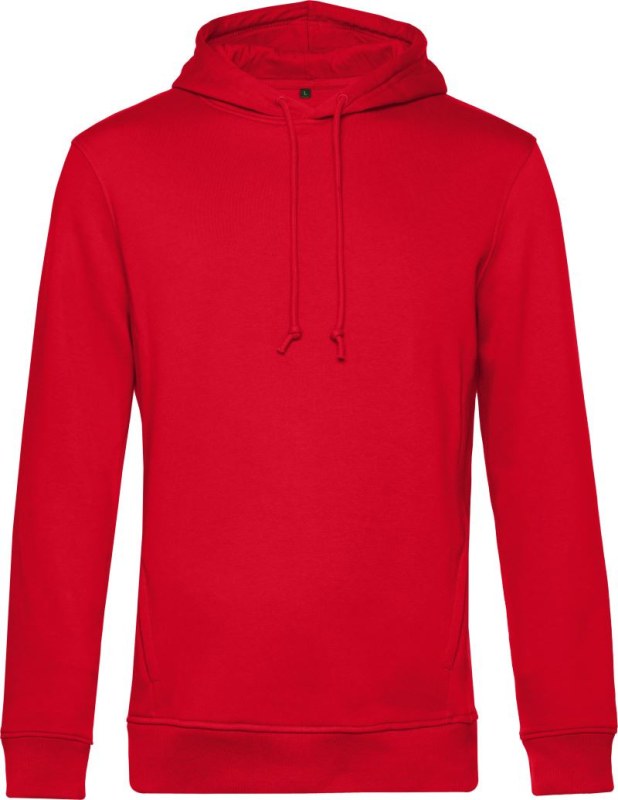 B&C Inspire Hooded_° Pánská mikina s kapucí 01.U33B red