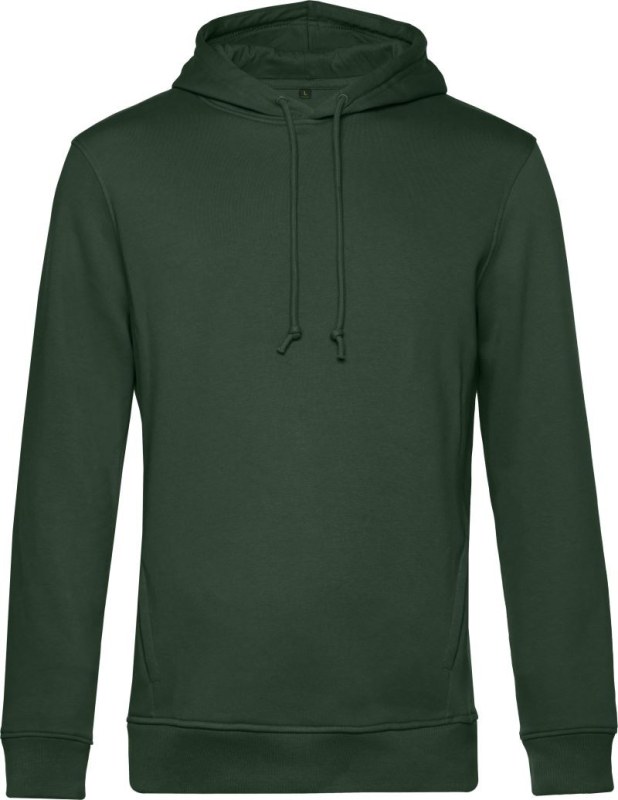 B&C Inspire Hooded_° Pánská mikina s kapucí 01.U33B forest green