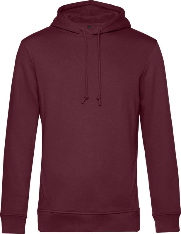 B&C Inspire Hooded_° Pánská mikina s kapucí 01.U33B burgundy