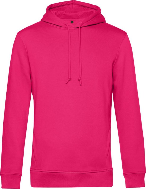 B&C Inspire Hooded_° Pánská mikina s&nbsp;kapucí 01.U33B magenta pink - Pánské oblečení mikiny