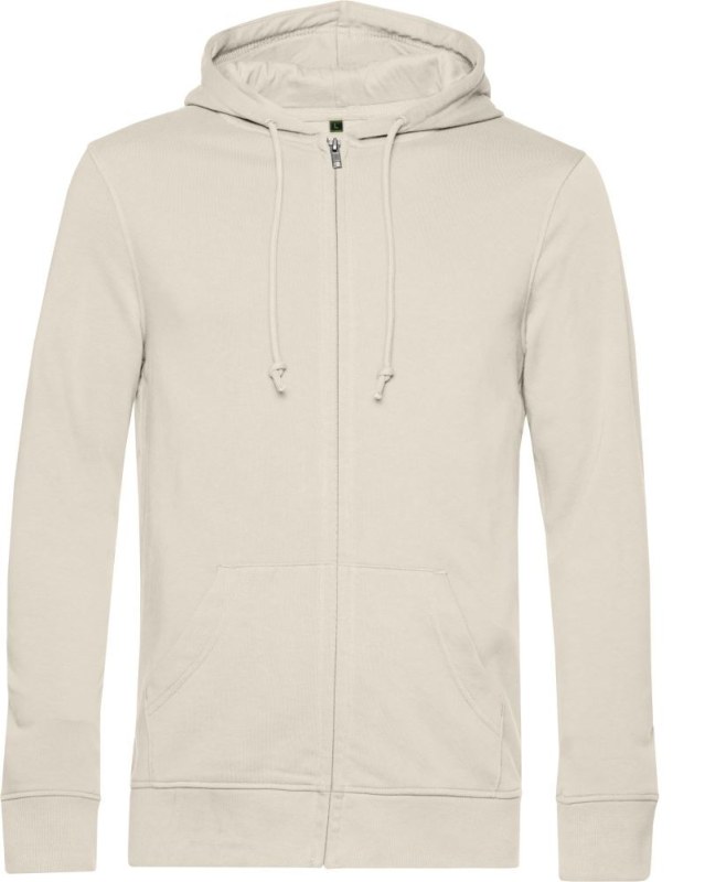 B&C Inspire Zipped Hood_° Pánská mikina s kapucí 01.U35B off white