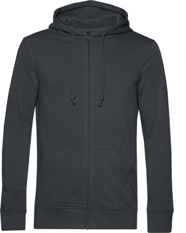 B&C Inspire Zipped Hood_° Pánská mikina s kapucí 01.U35B asphalt