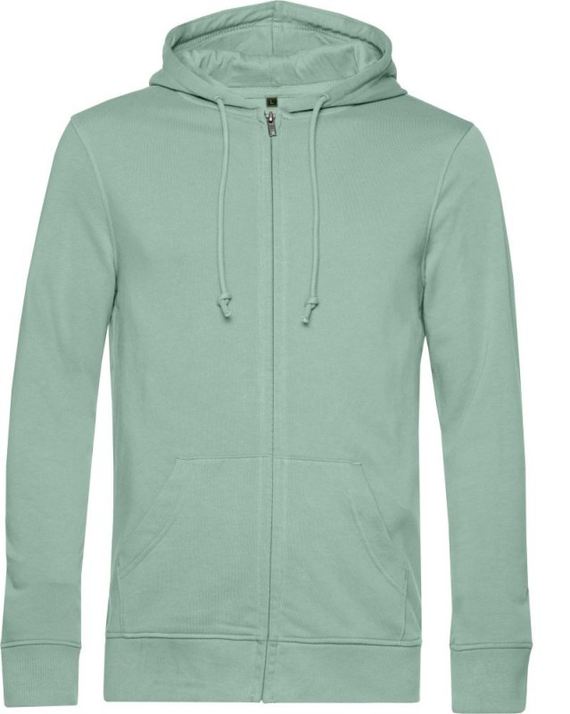 B&C Inspire Zipped Hood_° Pánská mikina s kapucí 01.U35B sage