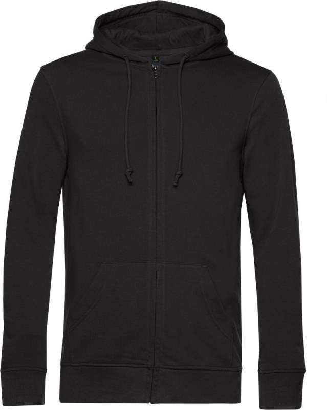 B&C Inspire Zipped Hood_° Pánská mikina s kapucí 01.U35B black pure