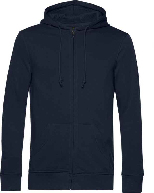B&C Inspire Zipped Hood_° Pánská mikina s kapucí 01.U35B navy blue