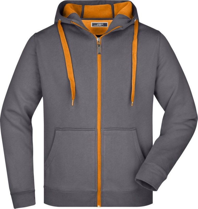 Daiber JN 355 Pánská mikina Doubleface 02.0355 carbon/orange