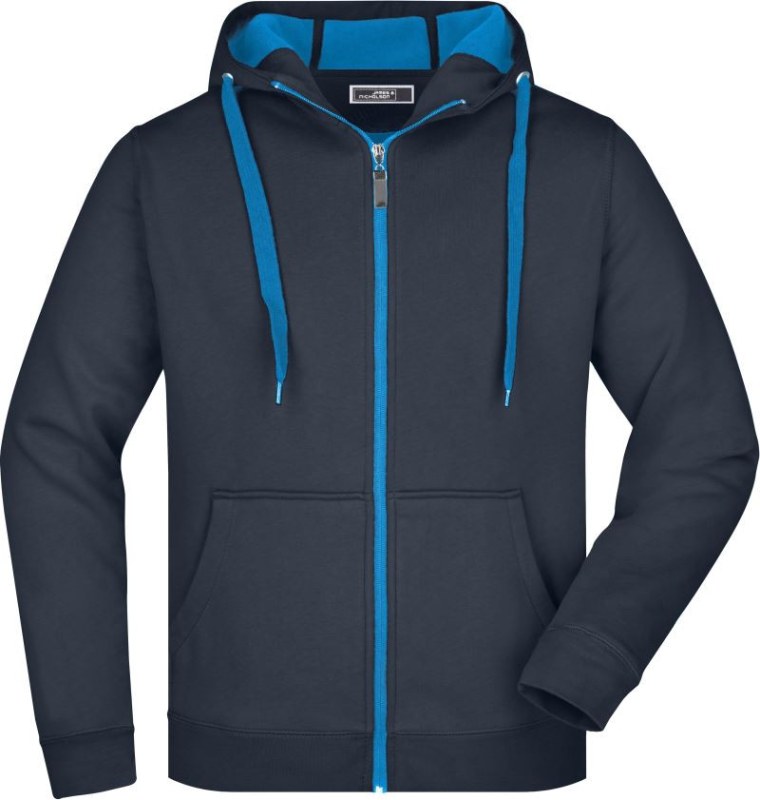 Daiber JN 355 Pánská mikina Doubleface 02.0355 navy/aqua