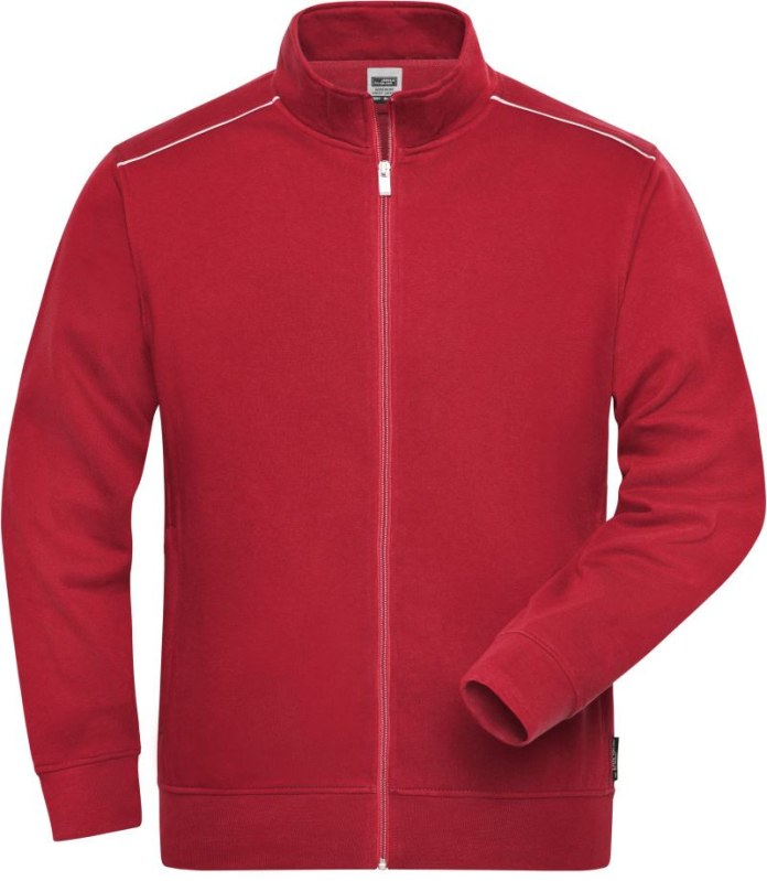 Daiber JN 894 Pánská pracovní mikina - Solid 02.0894 red