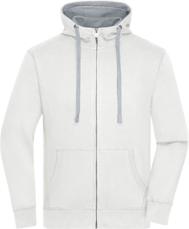 Daiber JN 963 Pánská mikina s kapucí "Lifestyle" 02.0963 off white/grey heather